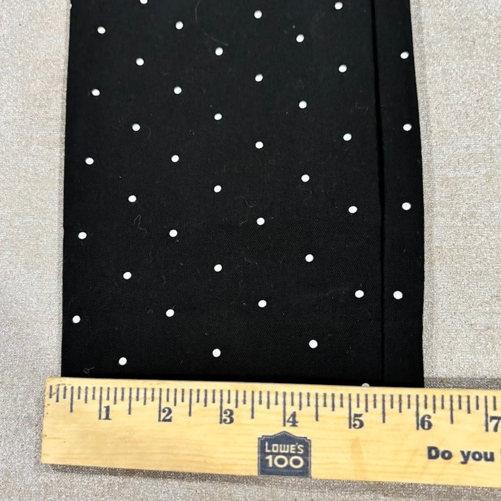 Gap Signature Skinny Ankle Pants Womens 10 Tall Black Polka Dot Stretch Classic - Picture 8 of 8